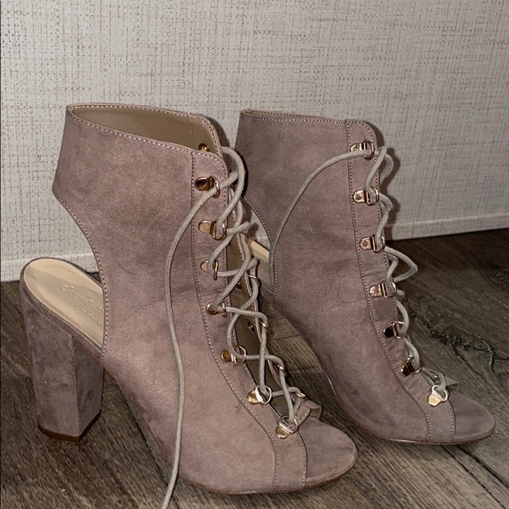 Charlotte Russe lace up heels